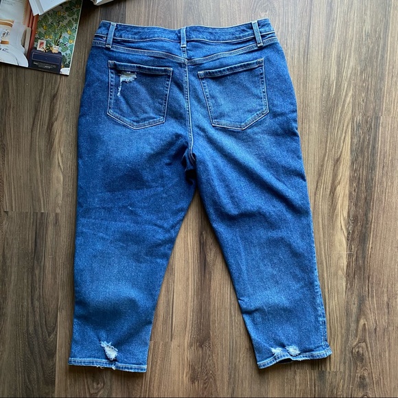 Lane Bryant Distressed Denim Jeans Size 14 - Picture 5 of 9